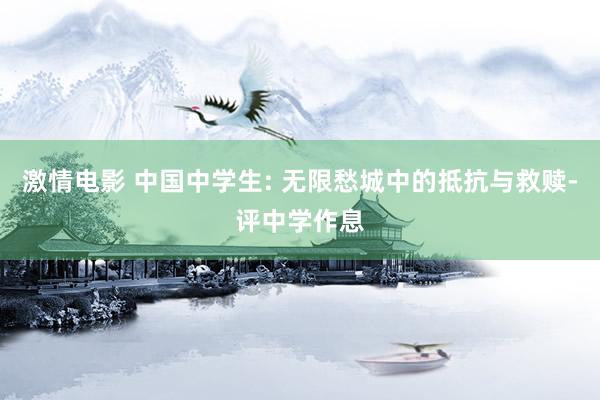 激情电影 中国中学生: 无限愁城中的抵抗与救赎-评中学作息